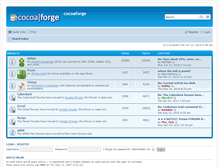 Tablet Screenshot of forums.cocoaforge.com